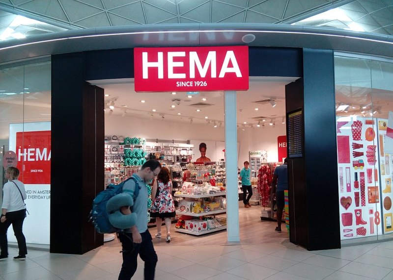 Hema and to joint pilot stores in Netherlands