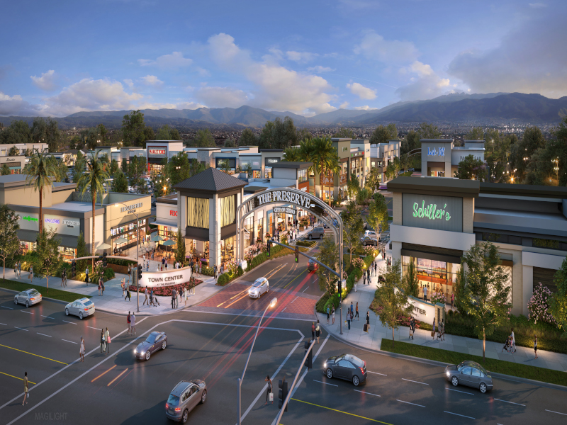 Town Center At The Preserve Mixed Use Development Chino USA