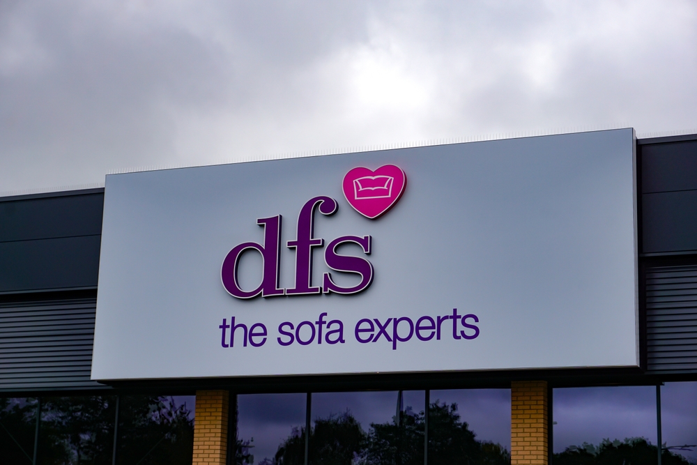 DFS Furniture and sofa store seen in London.UK Government has