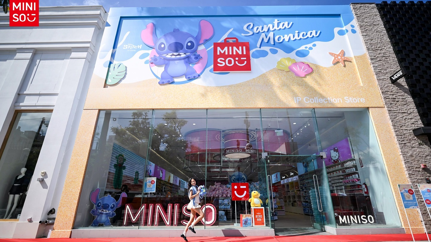 MINISO opens new store in Santa Monica, USA